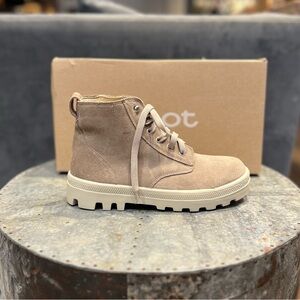 Naot Women’s Suede Combat-Style Booties
